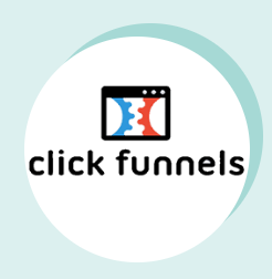 clickfunnels white circle green back