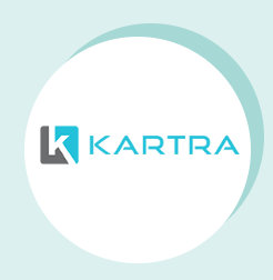 kartra white circle green back