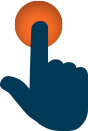 finger click orange dot