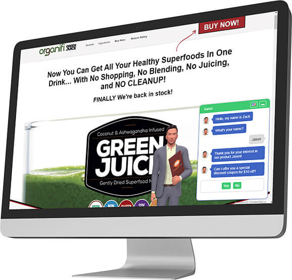 male chatterpal green juice